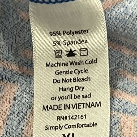 LuLaRoe Amelia geometric print short sleeve scoop neck casual plus size dress XL - Picture 12 of 14